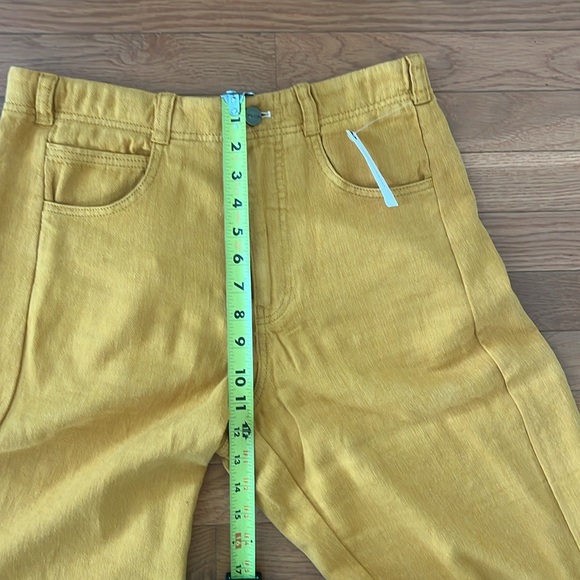 The Adi Mid-Rise Frayed Relaxed Flare Pants by Pilcro: Linen Edition - Picture 10 of 14